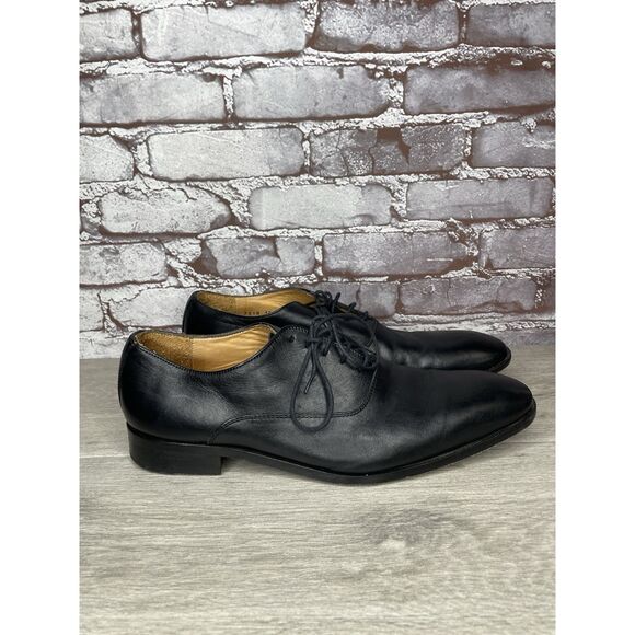 Mercanti Fiorentini Black Leather Derby Lace Up Dress Shoes Men’s Sz 10M US/43EU main image 7